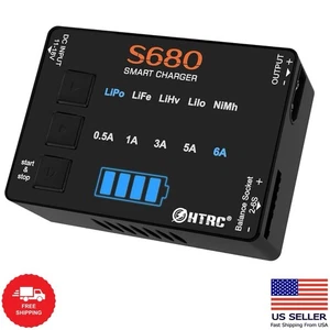 S680 LiPo Balance Ladegerät 80W 6A für LiPo Li-Ion LiFe NiMH NiCd Pb RC Akku - Bild 1 von 7