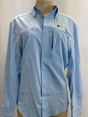 Camisa de pesca Coolibar UPF 50 Baraco nueva con etiquetas | Azul claro | Para hombre talla pequeña Foto 1 de 4