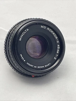 Minolta 45mm F2.0 Rokkor-X Pancake MD Lens - Image 1 of 4