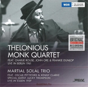 Thelonious Monk Quartet & Martial Solal Live 1961 Berlin, 1959  (CD) (US IMPORT) - Picture 1 of 1