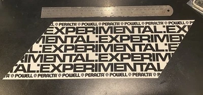 PEGATINA DE PATÍN DE COLECCIÓN POWELL PERALTA EXPERIMENTAL UNTASCK BONE BRIGADE NOS SIN PRECIO DE RESERVA RARA Foto 1 de 4