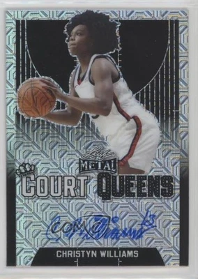 2021-22 Leaf Metal Court Queens Black Mojo /5 Christyn Williams #CQ-CW1 Auto - Image 1 of 2