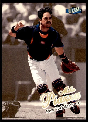 1998 Ultra #501G Mike Piazza Gold Medallion - Image 1 of 2