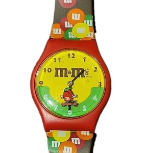 M&M's Wristwatch Quartz Analog Vintage 1994 M&M Collectible Needs Battery  - Picture 1 of 4