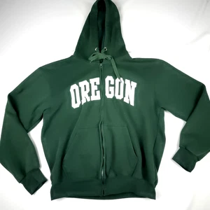 Women's Hoodie Full Zip Up Sweat Shirt Size XL Oregon - Picture 1 of 16