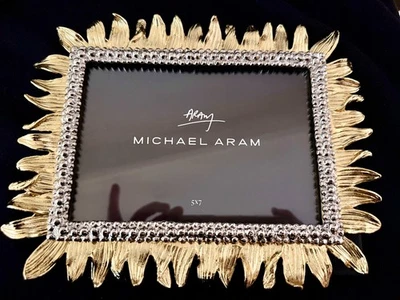 MICHAEL ARAM *GIRASOL * MARCO DORADO Y PLATEADO 5x7 - ** RETIRADO Foto 1 de 4