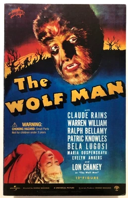 SIDESHOW UNIVERSAL MONSTERS THE WOLFMAN LON CHANEY JR. 12" 1/6 SCALE FIGURE SET - Image 1 of 4