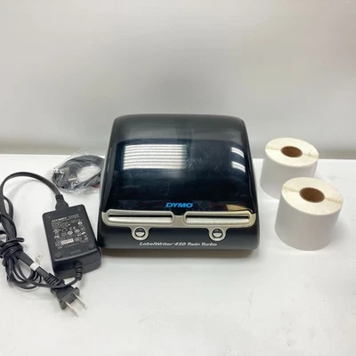 Impresora térmica Dymo LabelWriter 450 Twin Turbo 1750160 REPARADA, con etiquetas 2x4 Foto 1 de 4