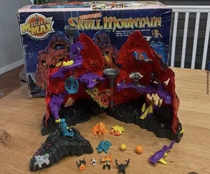 1992 Mattel Bluebird Toys Mighty Max SKULL MOUNTAIN Spielset komplett mit Box - Bild 1 von 23