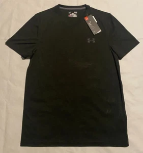 NEW WITH TAGS MEN'S UNDER ARMOUR LOOSE FIT V-NECK T. SHIRT-DARKGREEN 357-SMALL - Picture 1 of 4