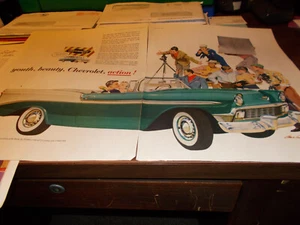 1956 Chevrolet Convertible Magazine AD - Picture 1 of 1