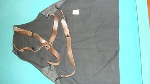 Mercer Culinary chef Apron-leather straps 100% Algodon cotton - Picture 1 of 8