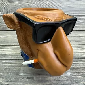 Vtg 1991 Joe Cool Camel Coozie Cup Can Beer Soda Holder Cigarette Barware - Picture 1 of 10
