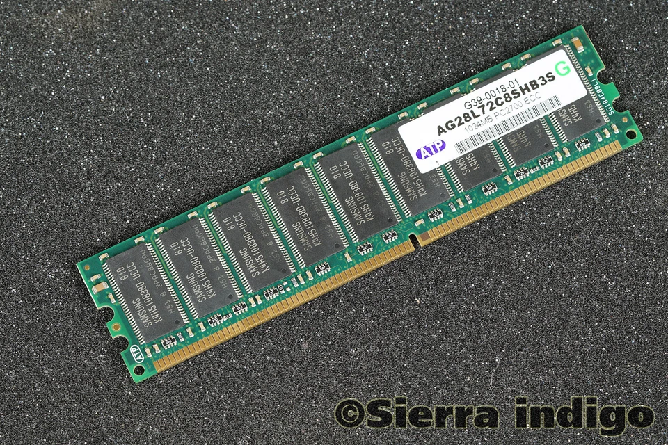 AG28L72C8SHB3S ATP 1GB PC2700R ECC Server Memory RAM - Immagine 1 di 1