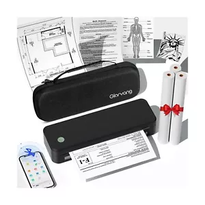 Inkless Portable Printer for Travel, Wireless Thermal Printer Supports 8.5 x ... - Picture 1 of 8