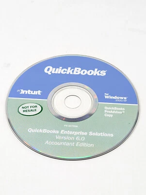 Intuit QuickBooks Enterprise Solutions 6.0 Pro Advisor Windows 2000/XP Disc Only - Image 1 of 2