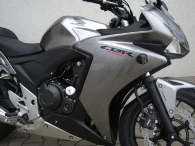 Honda CBR500R 2013-2015 RD Moto Crash Frame Sliders Protectors White H40-PH01-W - Image 1 of 3