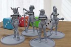Brutal Sexy Pinups - 3D Printed Minifigures for Fantasy Miniature Tabletop Games