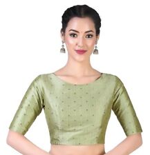 Women's Indian Sari Blouse Silk Designer Choli Readymade Stitched Saree Top