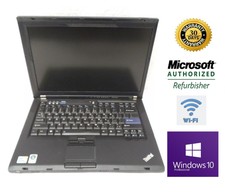 Lenovo ThinkPad T400 6475. Core 2 Duo. 4GB RAM. 1600GB HD. Windows 10 Pro 64 Bit