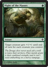 4x Might of the Masses MTG Rise of the Eldrazi NM Magic Regular