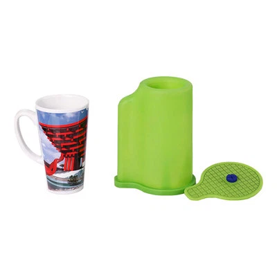 3D Sublimation 12OZ Cone Mug Silicone Mold Mug Cup Clamp Heat Press Transfer - Image 1 of 4