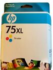 HP75XL Tri-color Ink Cartridge Prints 520 Pages CB338WN EXP 2010 New Sealed
