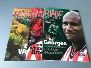 3 Sheffield United Programmes 2001 - Picture 1 of 3