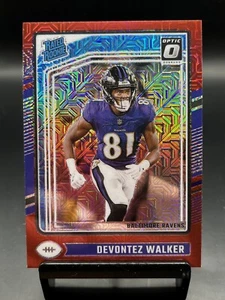 Donruss Optic Devontez Walker #228 Red Mojo Prizm Rated Rookie RC 2024 - Imagen 1 de 2