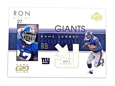 2001 Upper Deck Game Gear Game Jerseys Ron Dayne #RD-J - Image 1 of 2