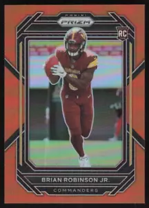 2022 Panini Prizm Orange Rookie Brian Robinson Jr /249 Washington Commanders - Picture 1 of 2