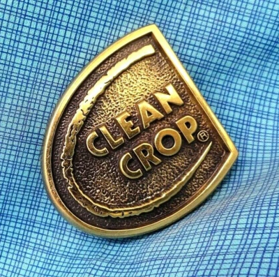 Vestido Clean Crop Fivela de Cinto Agricultor Agri Promo Vintage 1981 BTS Latão .XTT545 - Imagem 1 de 4