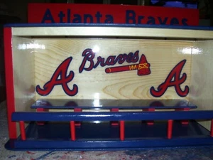 Hank Aaron bobblehead Atlanta Braves display case shipped dis-assembled - Picture 1 of 9
