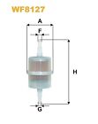 Fuel Filter fits AUDI 100 C1, C2, C3 68 to 90 Wix 067133511 121261275A Quality