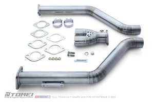 Tomei Full Titanium Expreme Ti Y Pipe for Infiniti Q50 / Q60 w/ VR30DDTT 3.0T - Picture 1 of 6