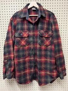 Eastern Mountain Sports EMS Heavy Shirt Jacket Men’s L Button Up Plaid Shacket - Picture 1 of 7