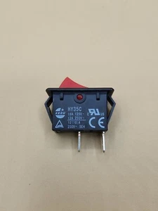 Rocker Switch 2 Position On Off 16A 125/250V 2 Pin Prong Vacuum Kitchen - Picture 1 of 7