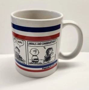 PEANUTS comic Strip Coffee Mug Political Strip - Bild 1 von 4