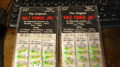 Little Atom "rat finkie" 夹具,24 克拉,全新陈货,尺寸 8,免费送货 — 第 1/3 张图片