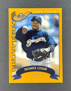 DIONYS CESAR * ROOKIE CARD * (RC) 2002 Topps #316 - Picture 1 of 2