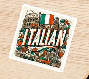 Italian Magnet, Italian Pride Gift, Italy Culture, Italy Souvenir, Italia Gift - Picture 1 of 6