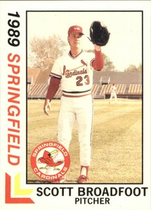 1989 Springfield Cardinals Best #6 Scott Broadfoot