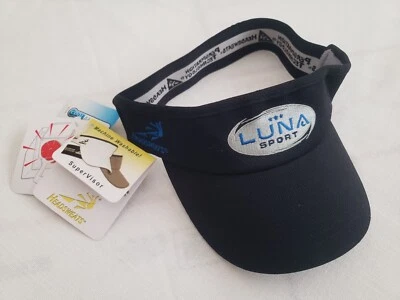 Novo com etiquetas Headsweats lavável na máquina CoolMax Luna Sport super viseira secagem rápida OSFA - Imagem 1 de 4