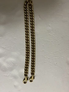 ❤️ Reisebus 21 Zoll Gold Messing Schulter Kettenband - Bild 1 von 4