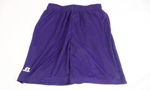 Russell Athletic Unisex Kids Basic Polyester Active Shorts MC9 Purple Size XL - Picture 1 of 6