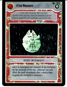 STAR WARS CCG TOURNAMENT FOIL, A FEW MANEUVERS - Picture 1 of 1