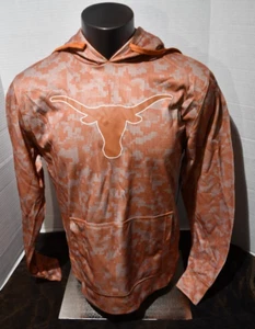 Texas Longhorn Apparel Naranja/Gris Sudadera con Capucha Suave Shell Pullover Sudadera Talla M - Imagen 1 de 7