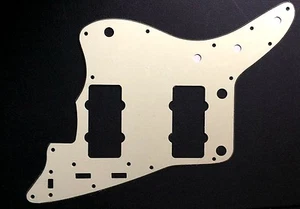 NUEVO Golpeador Jazzmaster CREMA Y BLANCO ENVEJECIDO 3 capas para guitarra estilo americano EE. UU. - Imagen 1 de 2