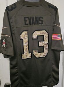 Nike Evans #13 Buccaneers Salute To Service Jersey Sz S Men's Bucs Camo NFL