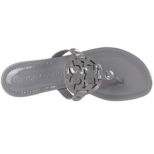 gray tory burch sandals